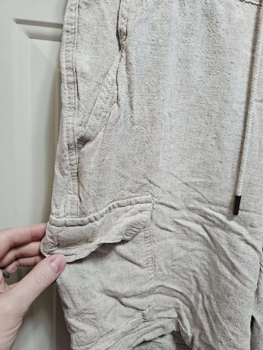 Kenneth Cole Linen Cargo Shorts